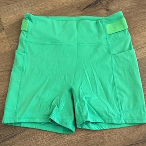 Fabletics Vibrant Green Athletic Shorts